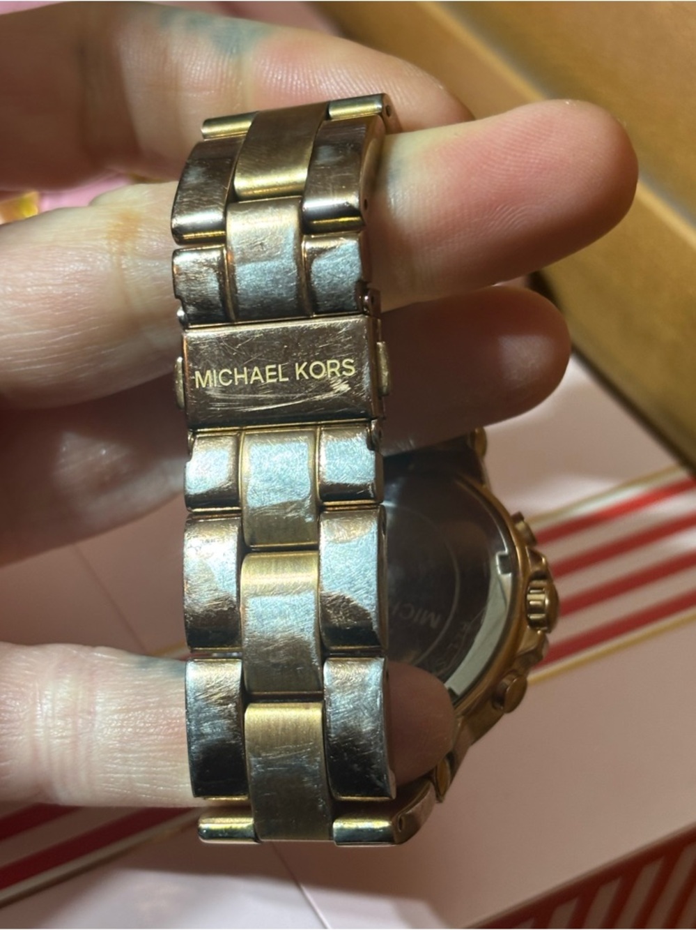Michael Kors Runway MK5223 Women's Stainless Steel Chronograph Watch - Picture 2 of 5